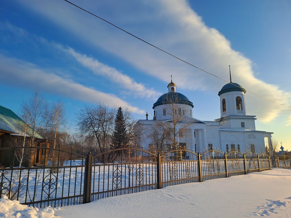 كنيسة أرثوذكسية Bogoyavleniya Gospodnya Church ، اقليم كورغان، صورة