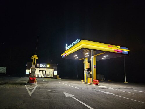 محطة وقود Rosneft' ، مقاطعة بريانسك، صورة