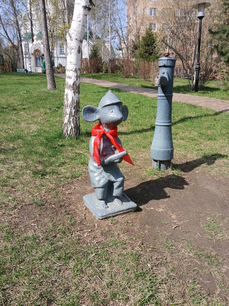 Genre sculpture Мышь-пожарный, Nizhny Novgorod, photo