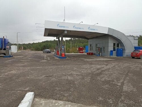 Gas station Gazpromneft, Krasnoyarsk Krai, photo