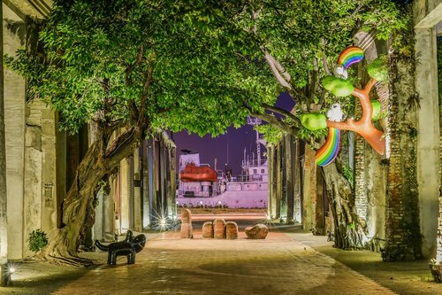 Внешний вид отеля Kindness Hotel Han Shen в Гаосюне, фото 5