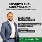 Bankruptcy of Individuals (Yubileynaya Street, 23), servicios legales