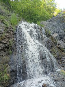 Waterfall (Kemerovo — Kuzbass Region, Novokuznetsk, ruchey Krepostnoy), cascada