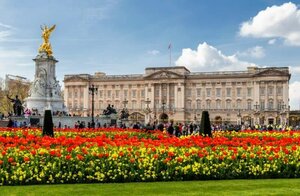 Buckingham Palace ( of Great Britain and Northern Ireland, England, London, Buckingham Palace Gardens), landmark, attraction