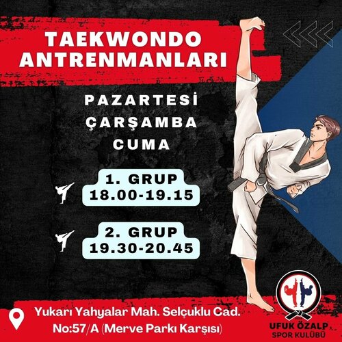 Ufuk Özalp Spor Kulübü-Taekwondo-Cimnastik-Kickboks, spor