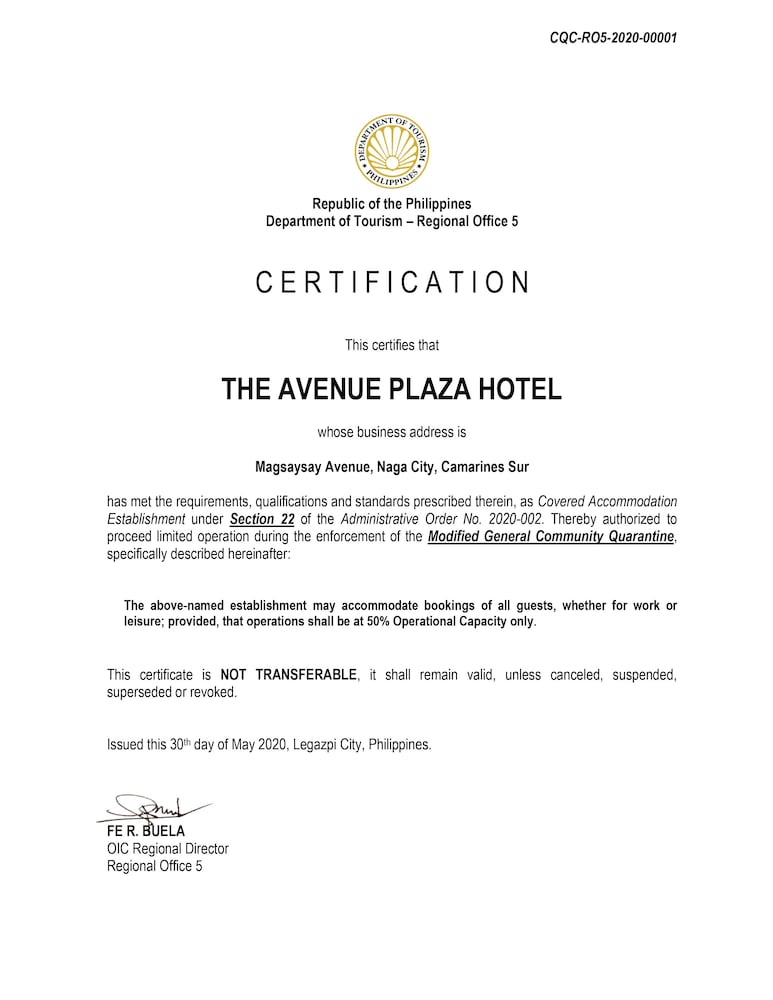 Фото The Avenue Plaza Hotel