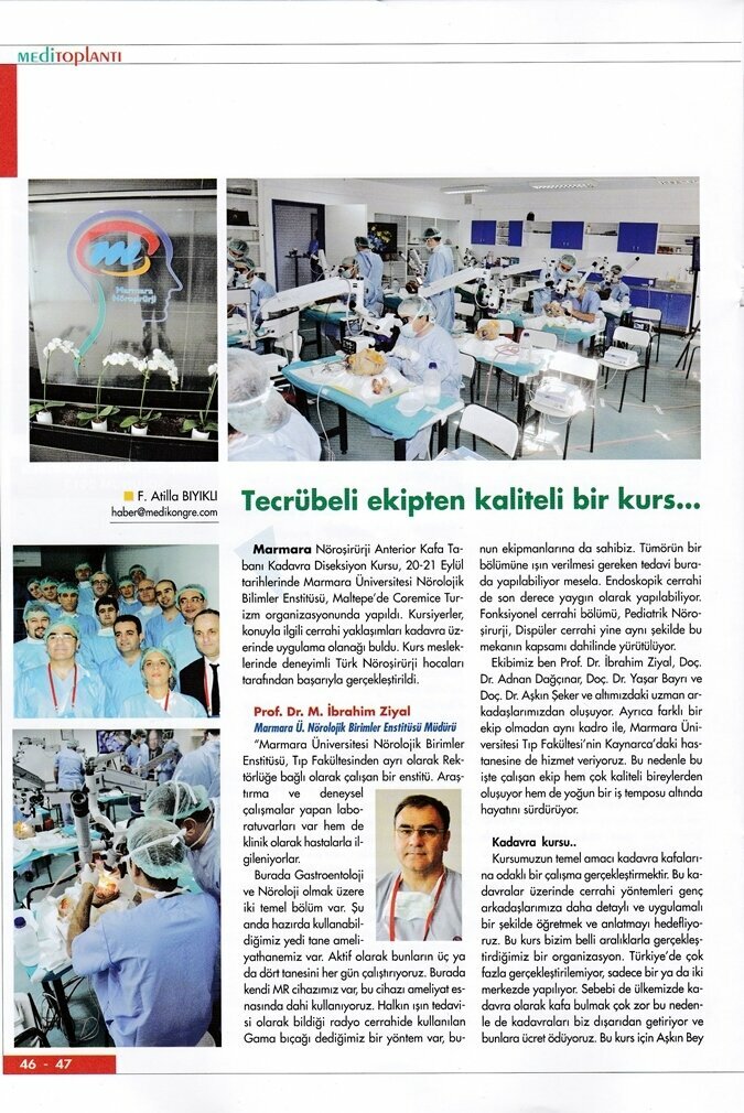 Private practice doctors Prof. Dr. Ibrahim Ziyal, Istanbul, photo