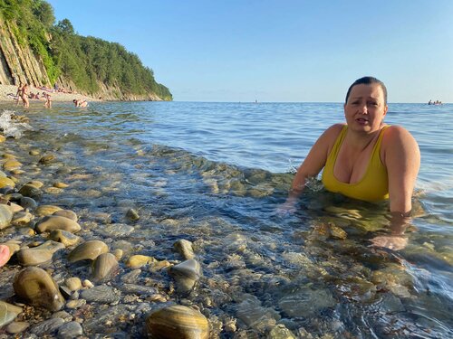 Turistik yerler Kiselev's Rock, Tuapse, foto