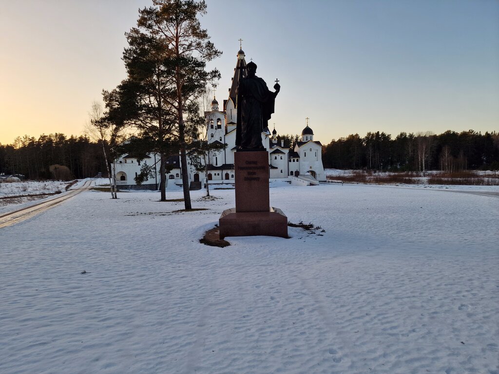 Monument, memorial Holy Prince Vladimir Equal to the Apostles, Republic of Karelia, photo