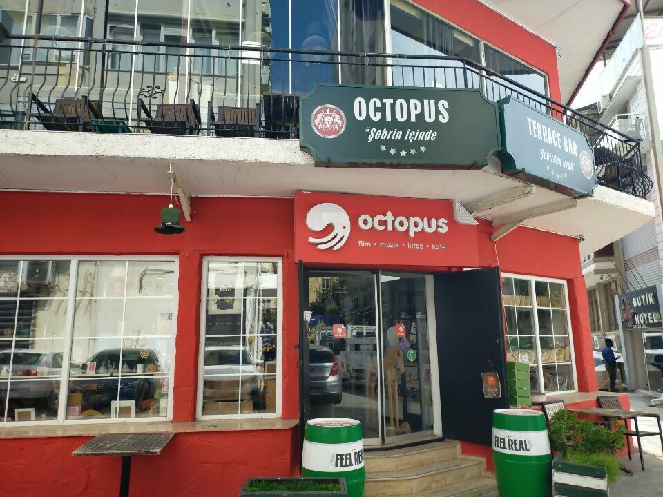 Restaurant Octopus Book Cafe, Antalya, photo