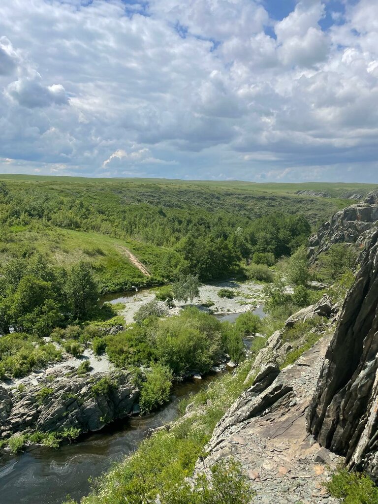 Достопримечательность Водопад Волчий, Актюбинская область, фото