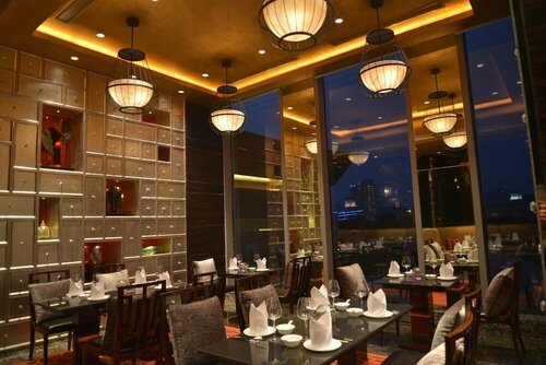 Внешний вид отеля Sanding New Century Grand Hotel Yiwu в Цзиньхуе, фото 5