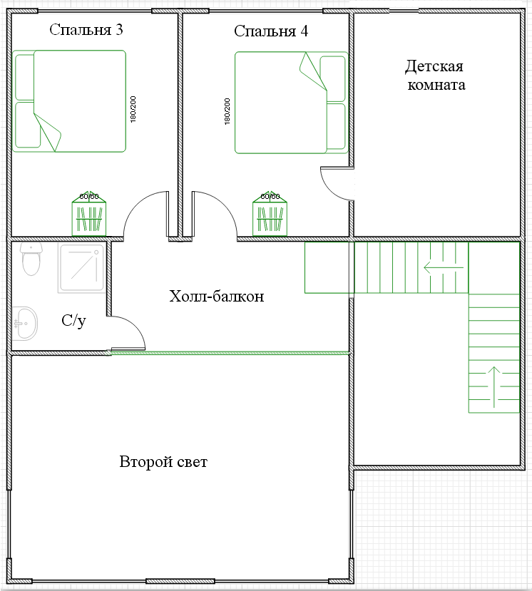 Фото Загородный дом с русской баней
