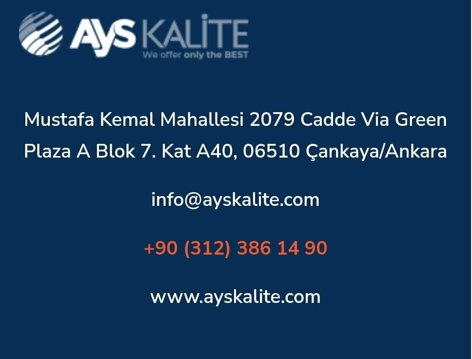 Business consulting Ays Quality Engineering and Certification Services, Ankara, photo