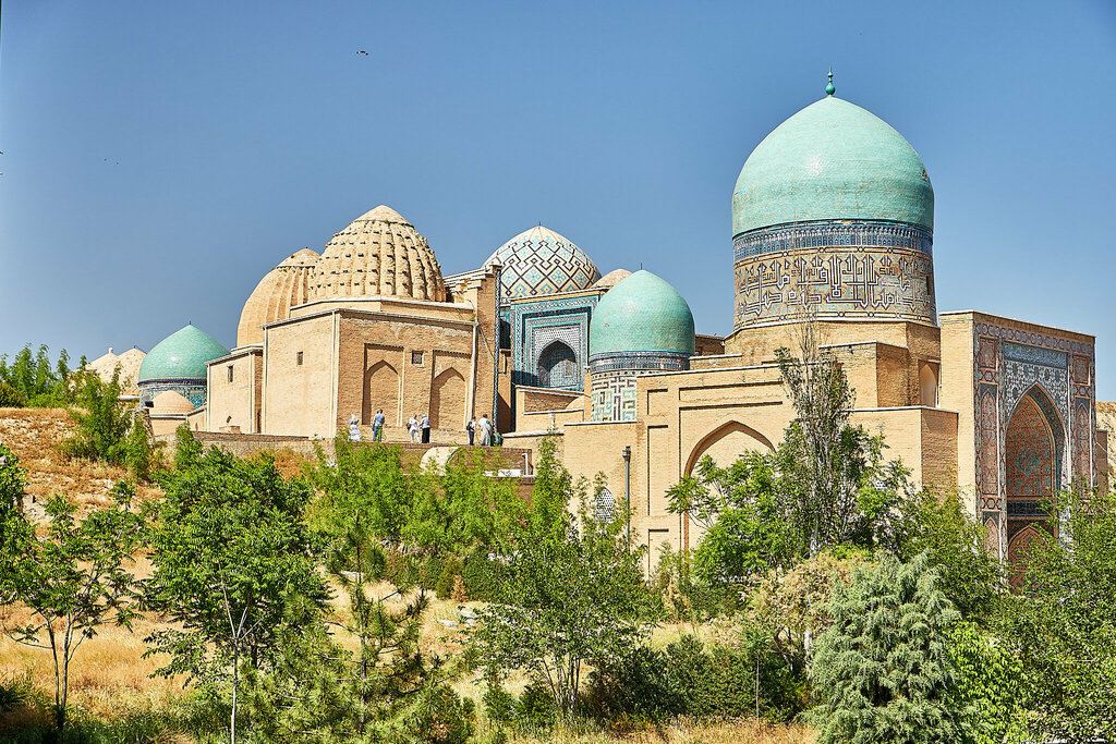 Достопримечательность Ансамбль мавзолеев Шахи Зинда, Самарканд, фото