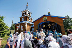 Православный храм (Ulyanovsk Region, Maynskiy rayon, Ignatovskoye gorodskoye poseleniye, selo Popovka), orthodox church