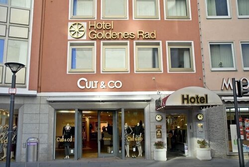 Внешний вид отеля Hotel Goldenes Rad в Ульме, фото 2