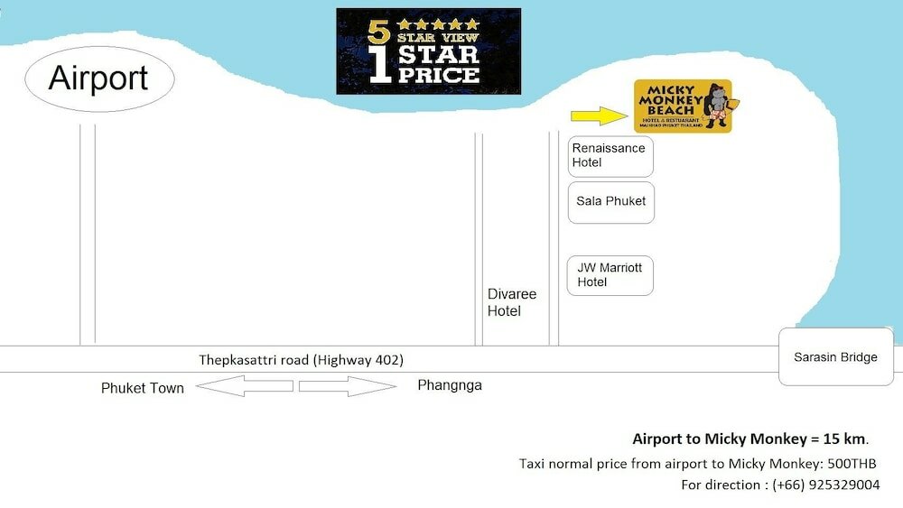 Фото Micky Monkey Beach Hotel Phuket Maikhao Thailand