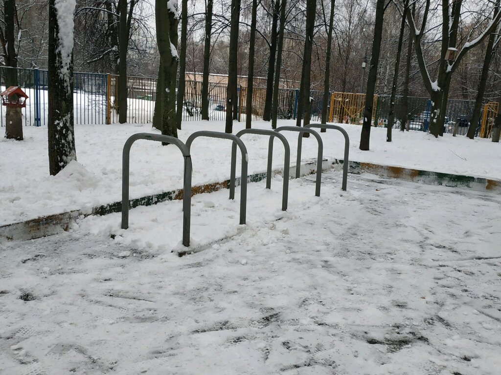 Bicycle parking Velosipednaya parkovka № 34003 Litsey № 504, Moscow, photo