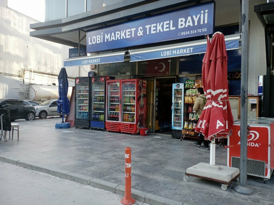 Supermarket Lobi Market and Tekel Dealer, Izmir, photo