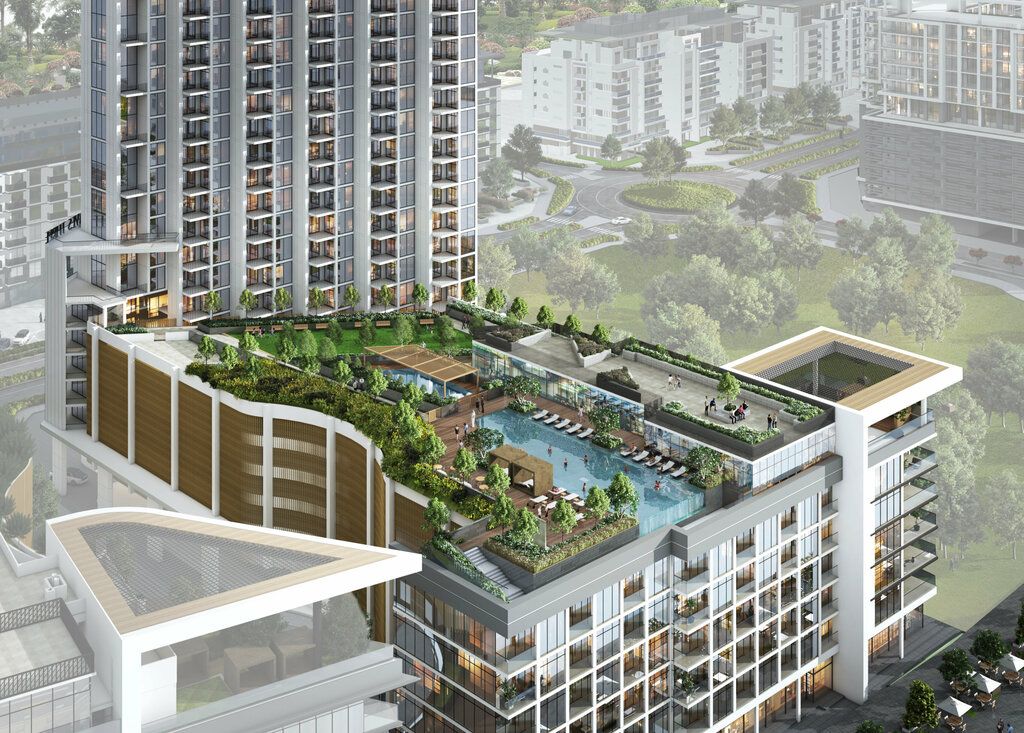 Housing complex Waves Opulence, Dubai, photo