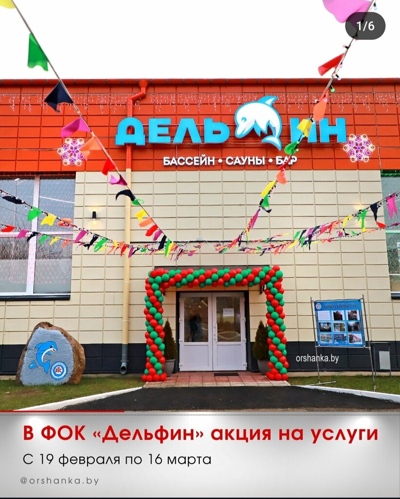 Бассейн ФОК Дельфин, Орша, фото