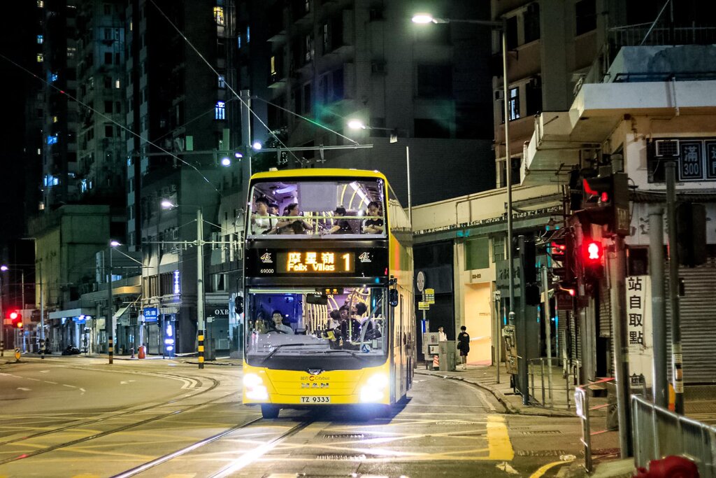 Public transport stop Public transport stop, Hong Kong, photo