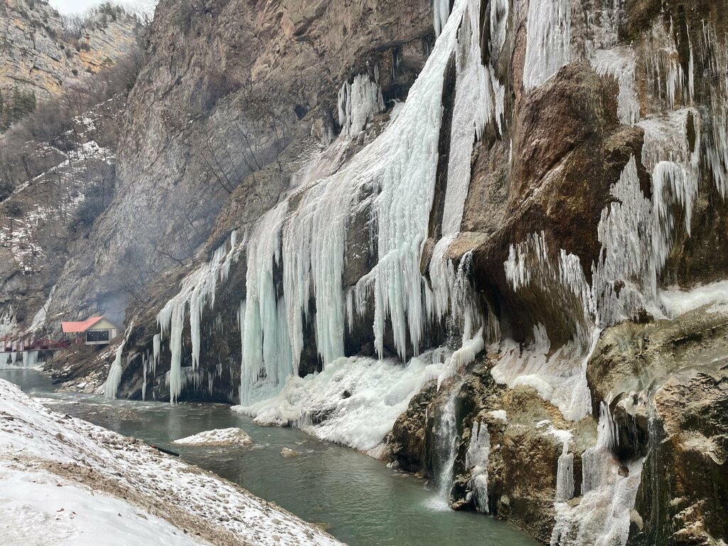 Observation deck Chegem Waterfalls, The Kabardino‑Balkar Republic, photo
