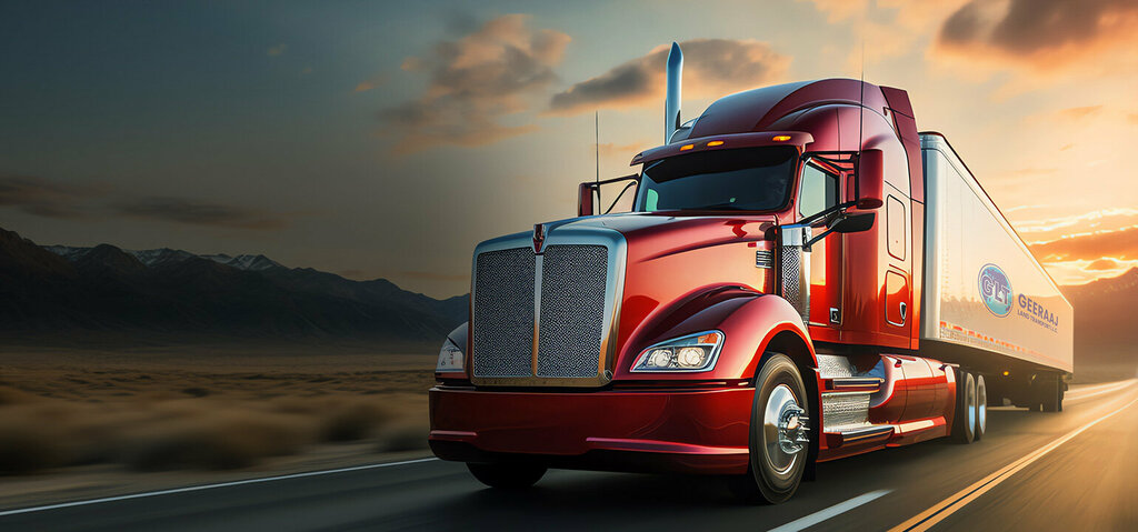 Transport company, car depot Geeraaj Land Transport, Ajman, photo