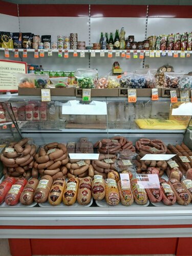 Tienda de carnes, embutidos Рассказовские колбасы, , foto