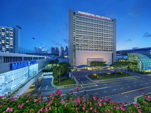 Внешний вид отеля Parkroyal Collection Marina Bay в Сингапуре, фото 4