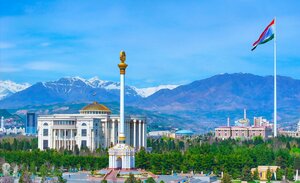 Tacikistan Devleti Bayrağı (Dushanbe, Täjigistan milli baýdak seýilgähi), landmark, attraction