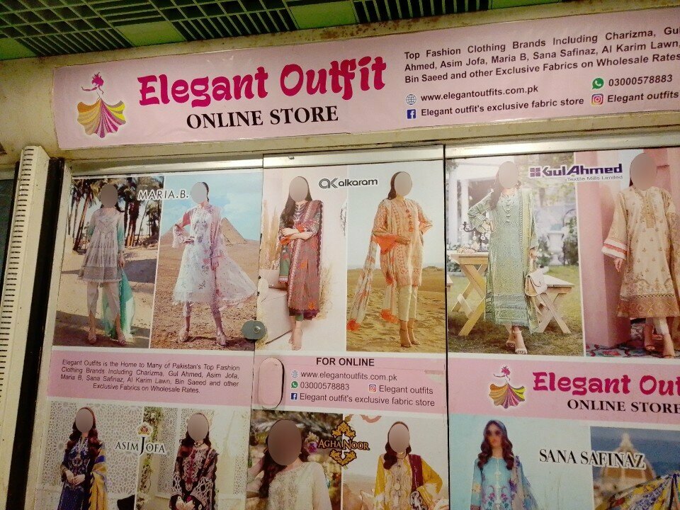 Clothing store Elegant outfit, Karachi, photo