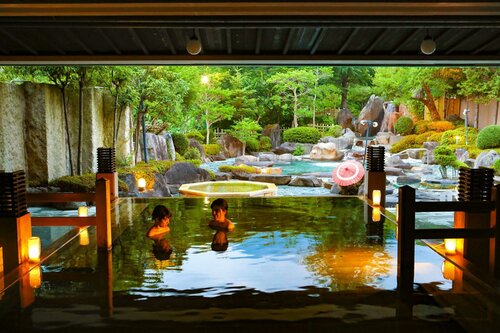 Гостиница Ooedo Onsen Monogatari Hotel Kisoji