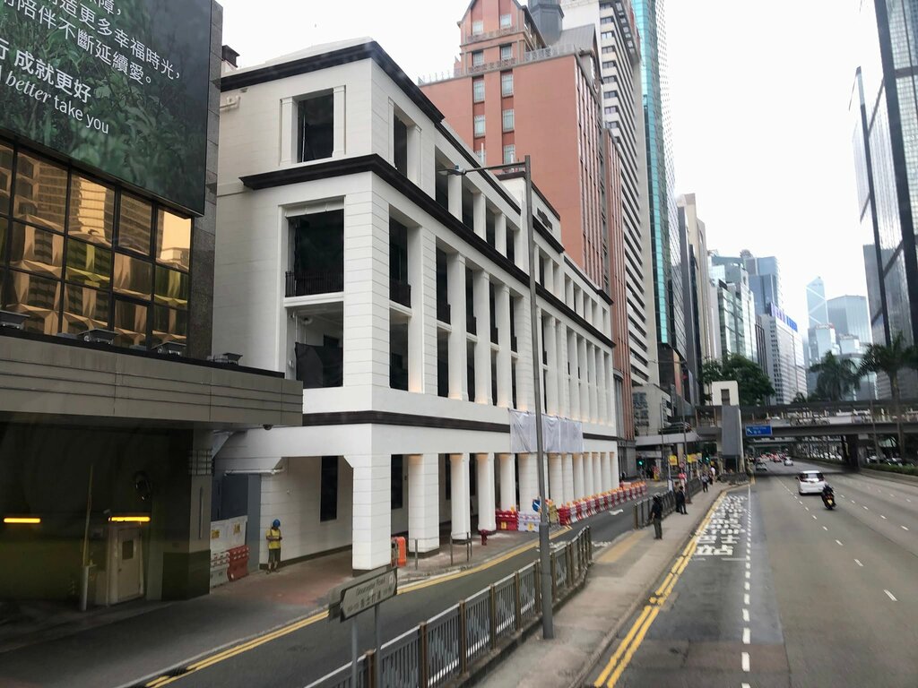 Public transport stop Old Wan Chai Police Station, Hong Kong, photo