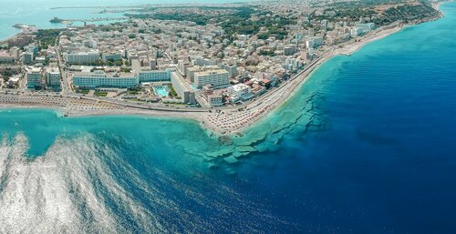 Внешний вид отеля Mitsis Grand Hotel в Муниципальной единице Родосе, фото 2