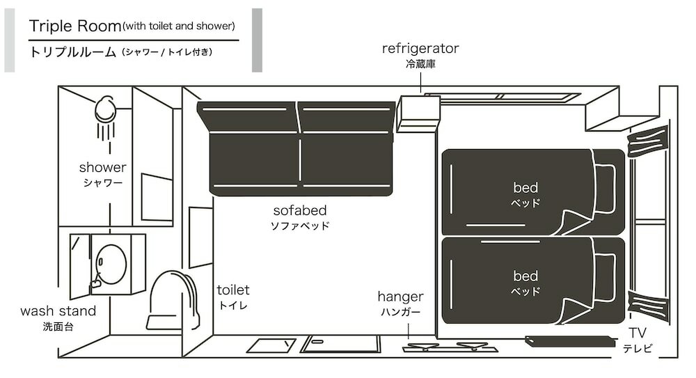 Фото Hotel Plus Hostel SAPPORO
