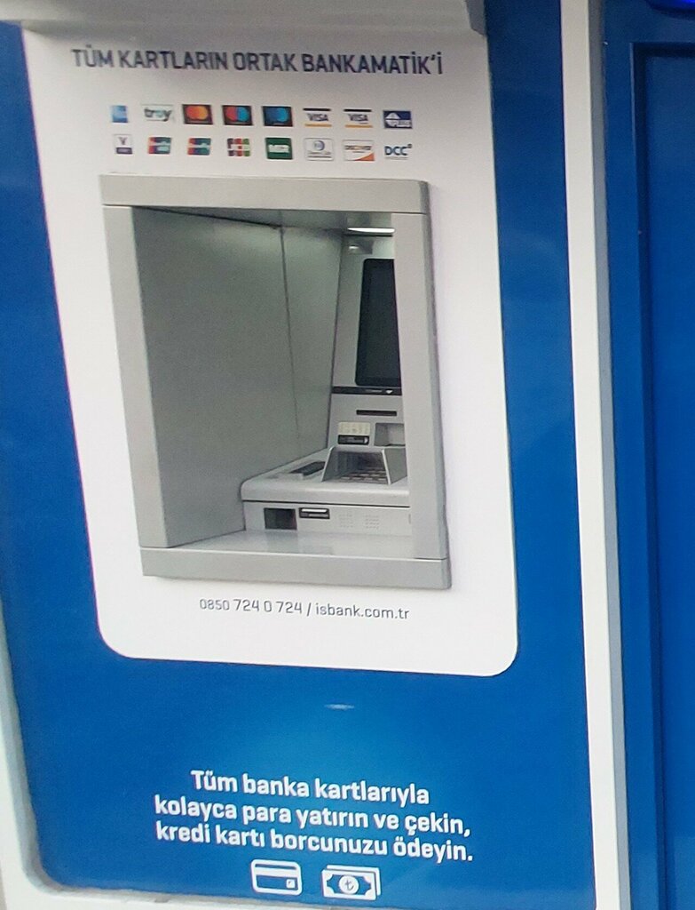 ATM Turkey Is Bank ATM, Istanbul, photo