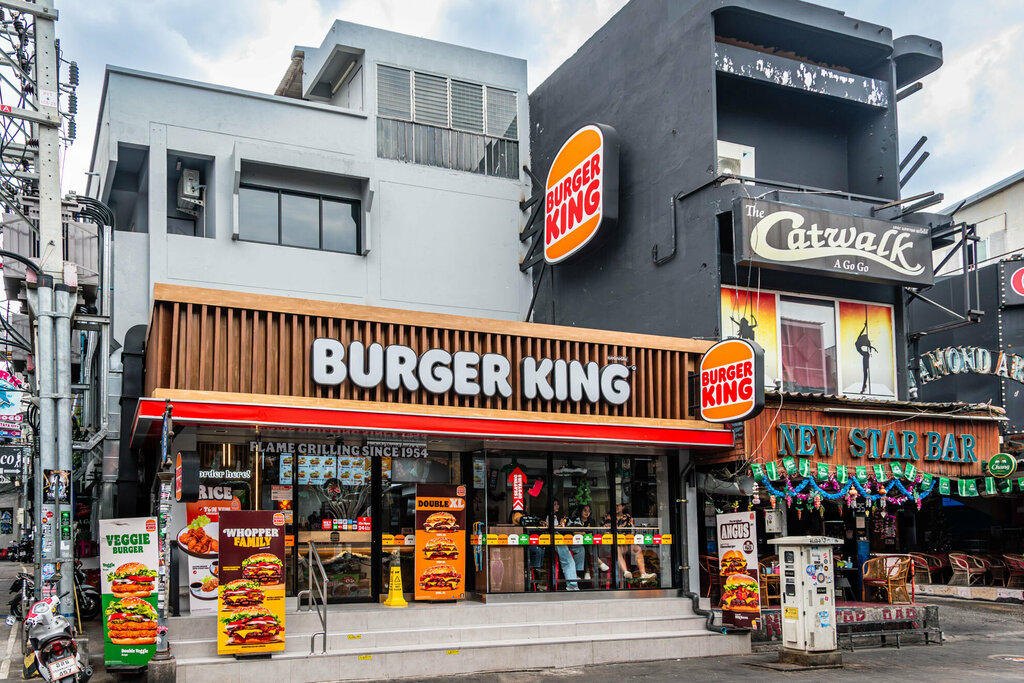 Fast food Burger King, Pattaya, photo