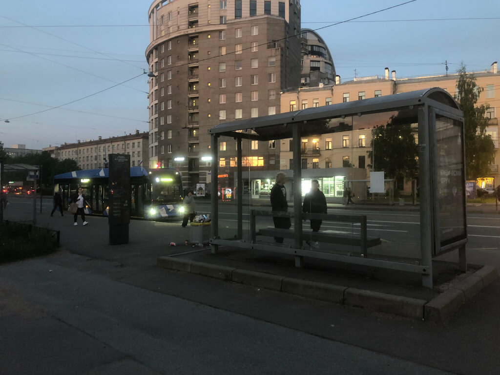 توقف وسائل النقل العام Chyornoy Rechki Embankment ، سان بطرسبرغ، صورة