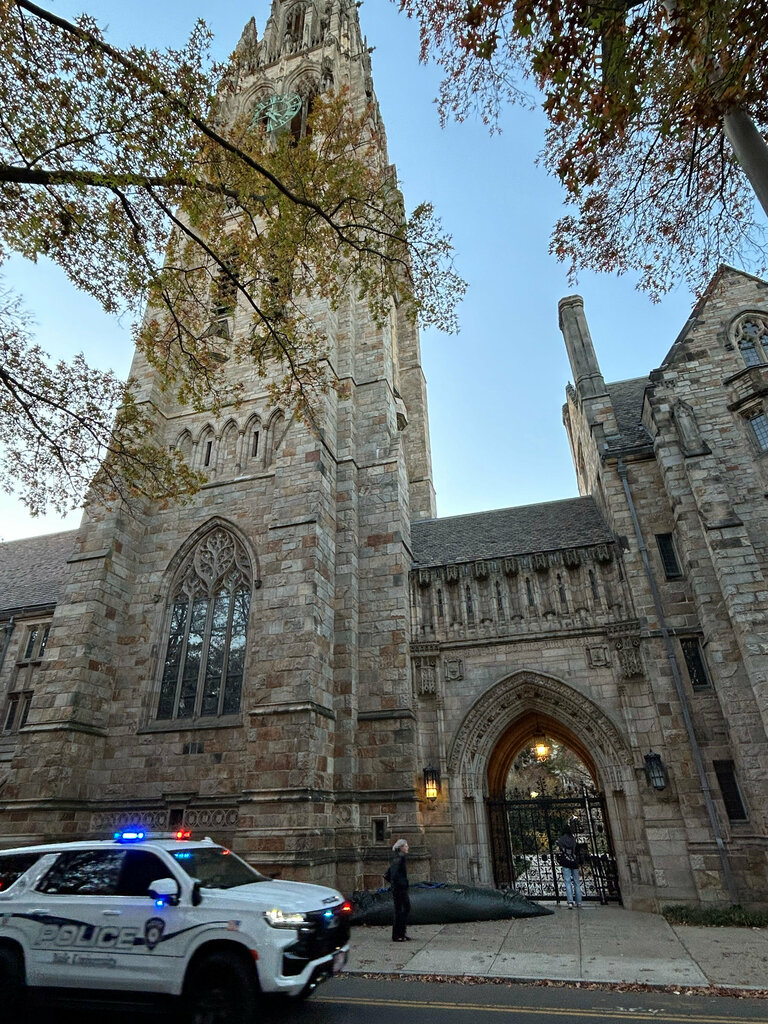 Landmark, attraction Harkness Tower, New Haven, photo