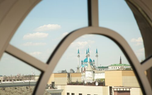 Внешний вид отеля DoubleTree by Hilton Kazan City Center в Казани, фото 3