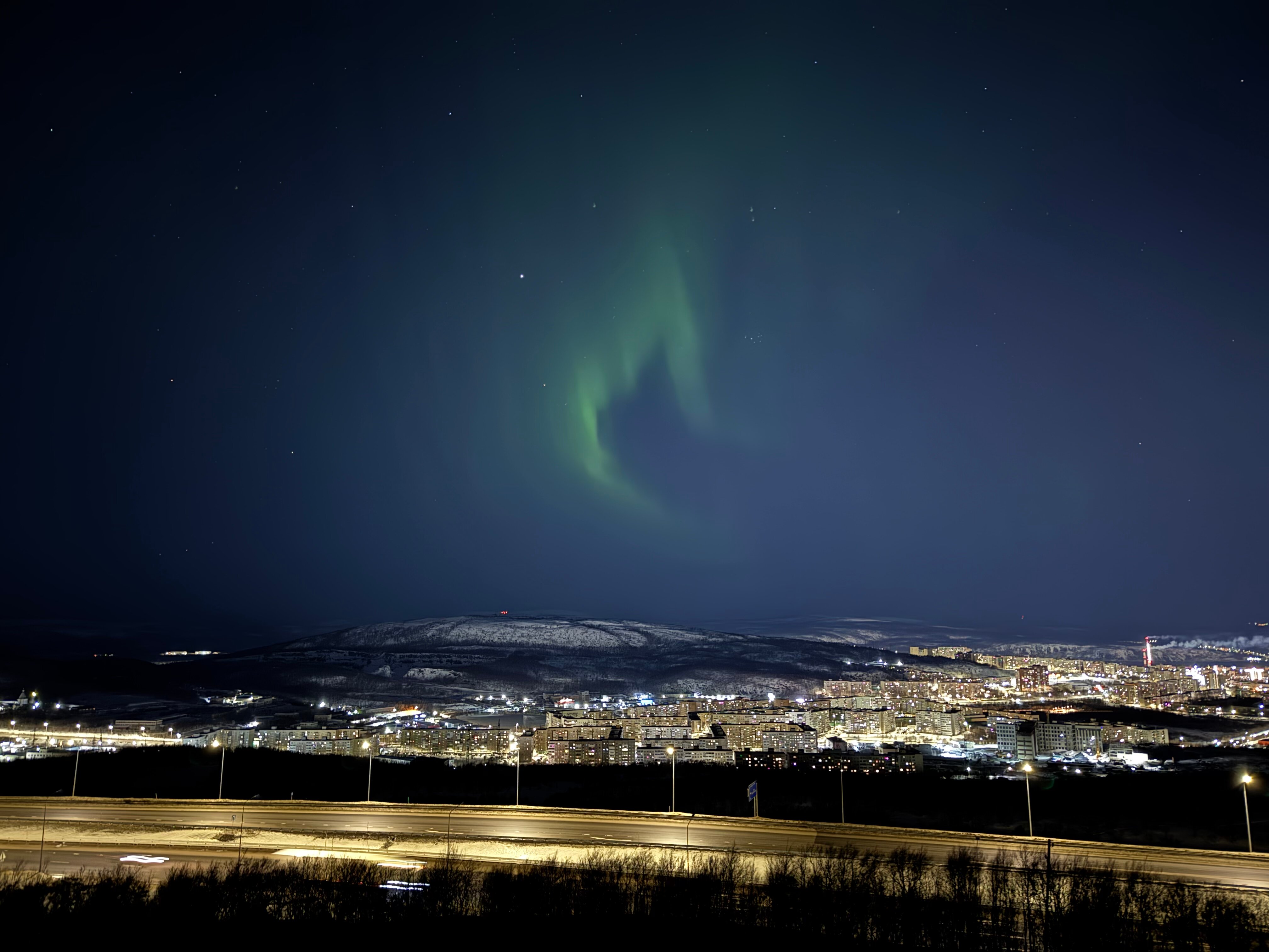 Фото Огни Мурманска
