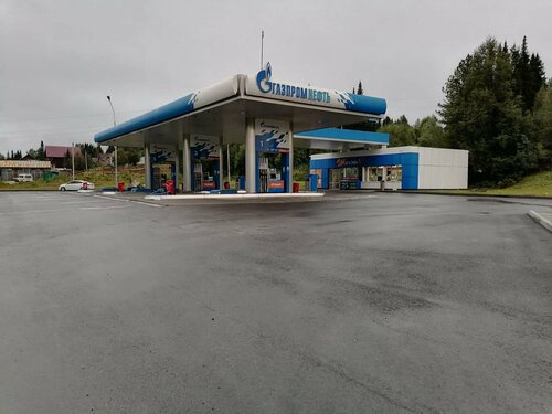 Gas station Gazpromneft, Kemerovo Oblast, photo