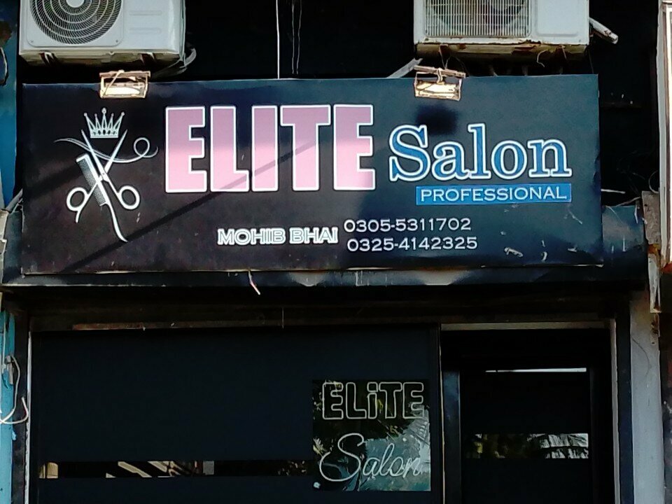 Hairdresser Elite salon, Karachi, photo