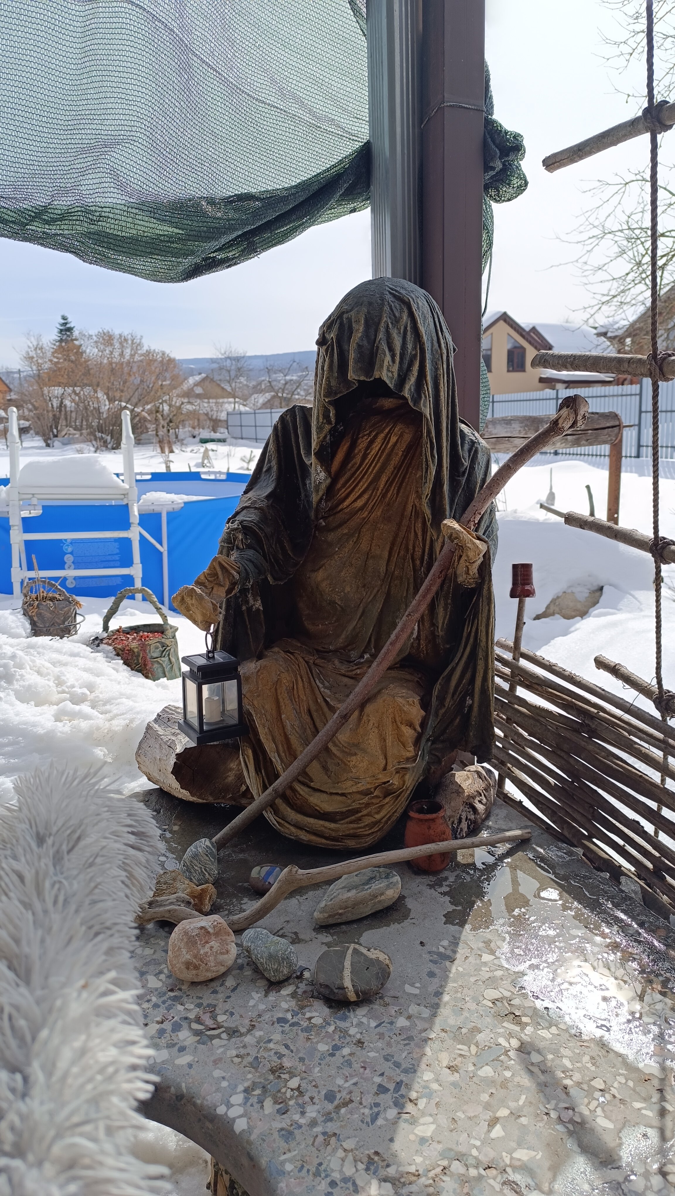 Фото Домик с камином