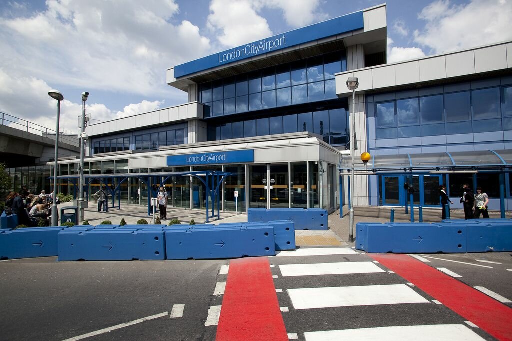 Airport London city airport, London, photo
