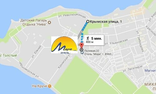 Гостиница Море в Геленджике