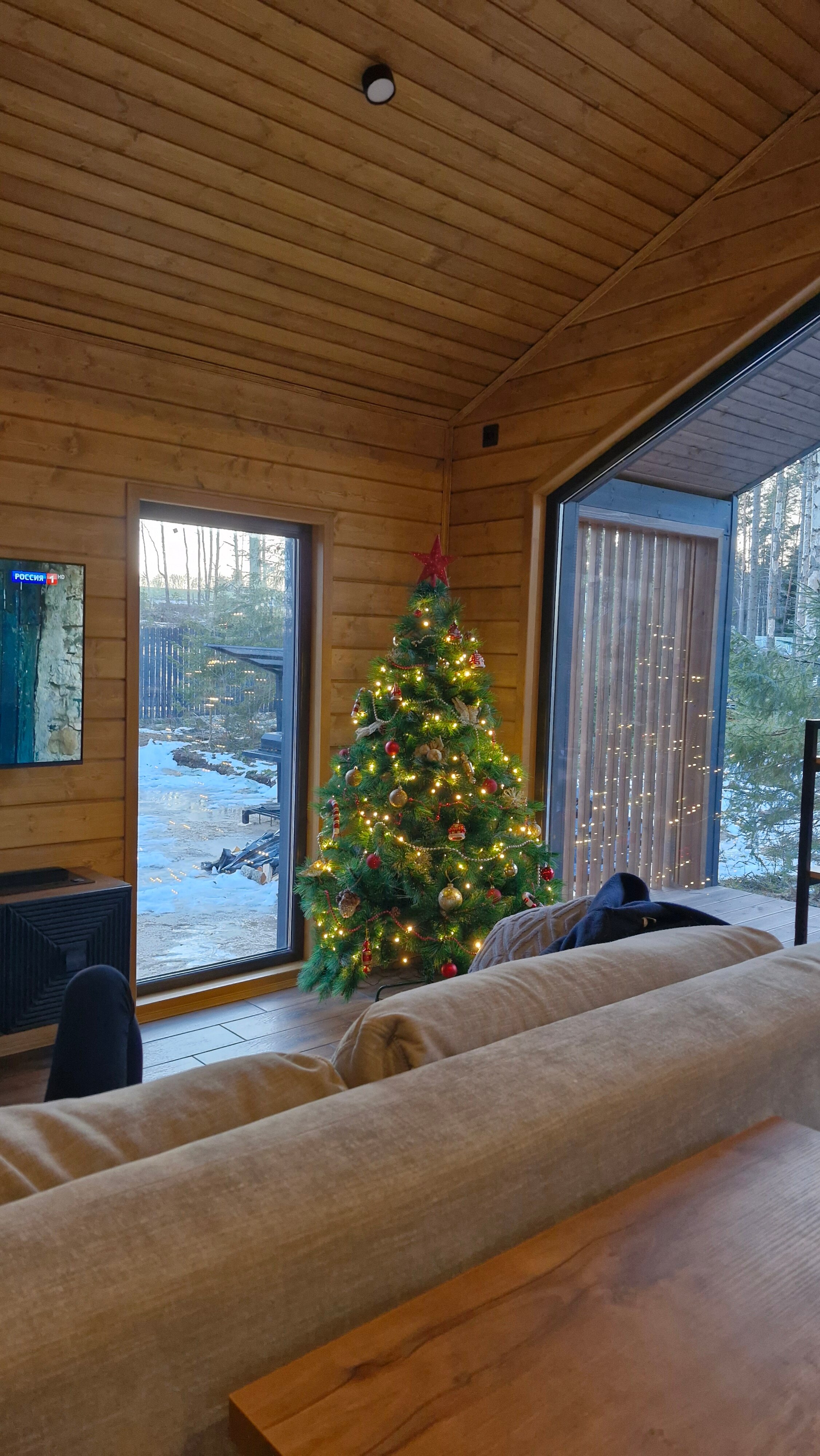 Фото Тепло с баней и чаном