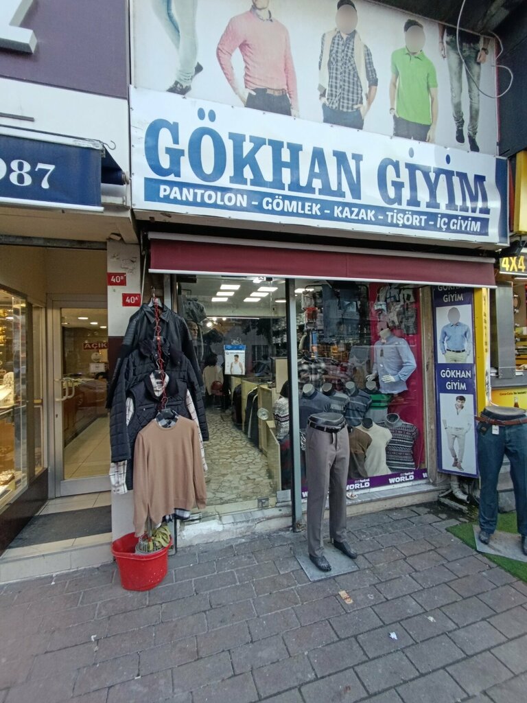 Clothing store Erkek Gökhan Giyim, Istanbul, photo